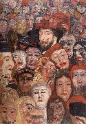 Self-Portrait with Masks James Ensor